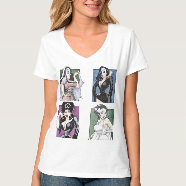 Goth Babe T Shirt (Framsida)