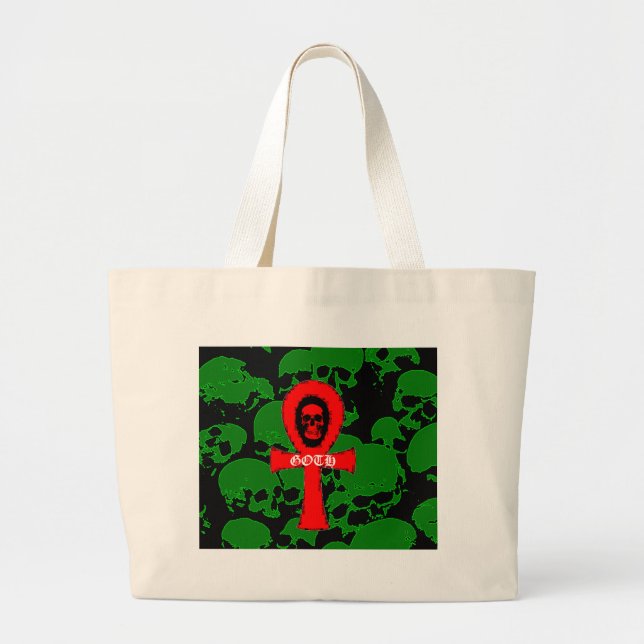 Goth Bag Jumbo Tygkasse (Framsidan)