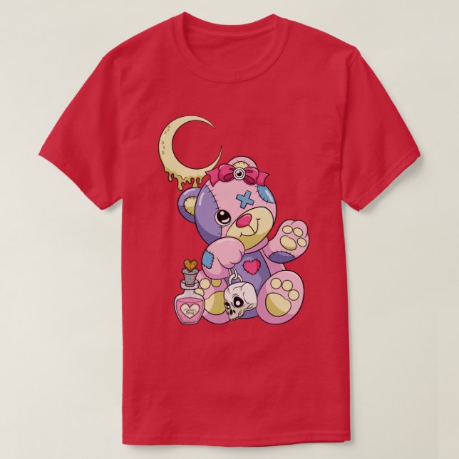 Goth Bear T Shirt (Design framsida)