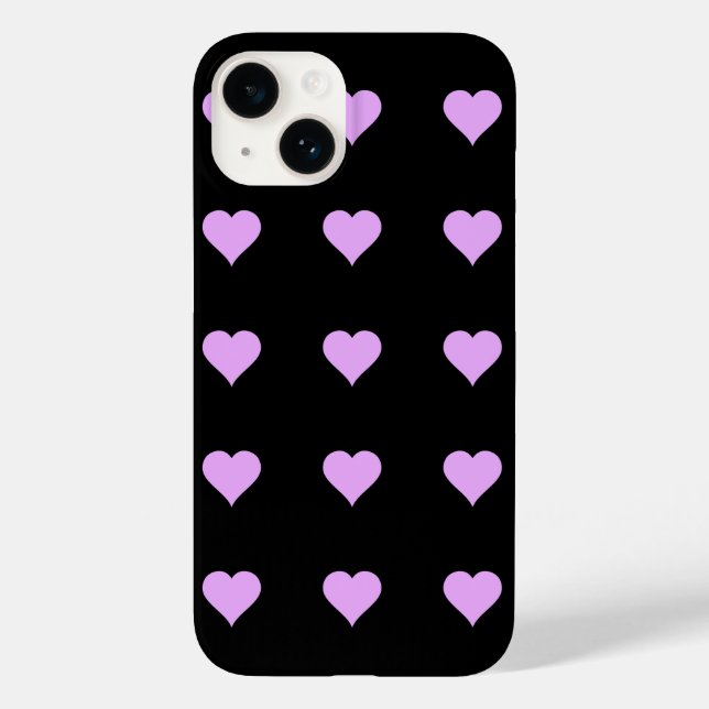Goth Black and Rosa Heart Design (Baksida)