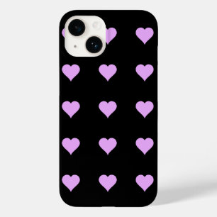 Goth Black and Rosa Heart Design