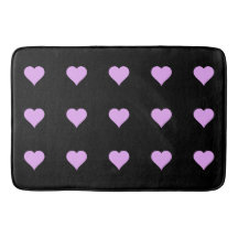 Goth Black and Rosa Heart Design