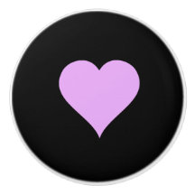 Goth Black and Rosa Heart Design