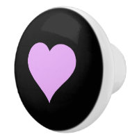 Goth Black and Rosa Heart Design