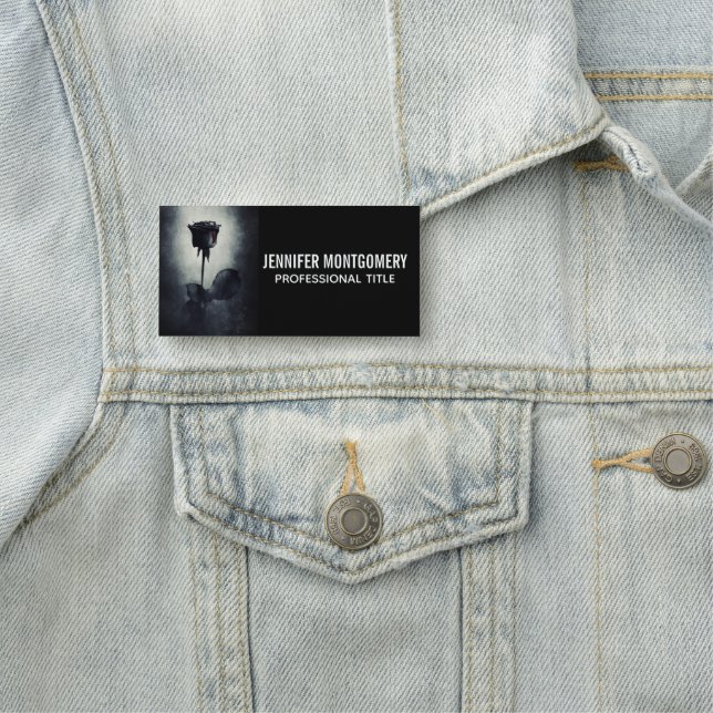 Goth Black Ro-dropparyrket Blood Macabre Namnbricka (På plats)