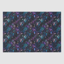 Goth Boho Glitter Mönster Tissue Paper
