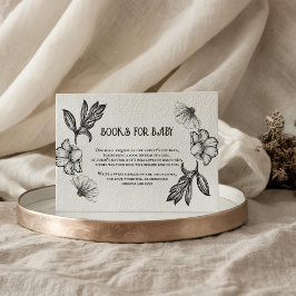 Goth Bokar for Baby Shower tattoo Flowers Tilläggskort