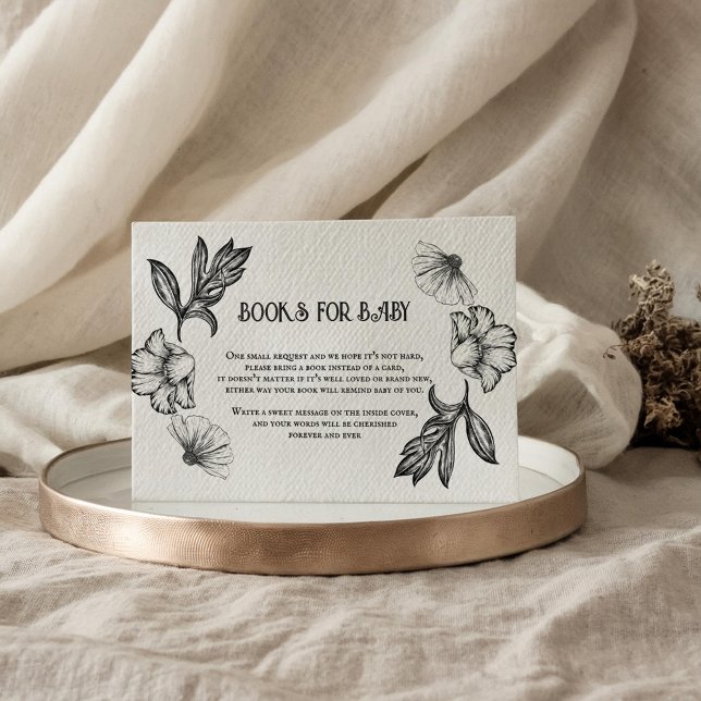 Goth Bokar for Baby Shower tattoo Flowers Tilläggskort (Skapare uppladdad)