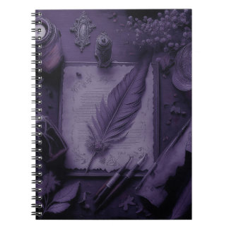 Goth book cover Notebook Anteckningsbok