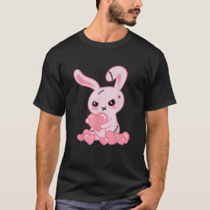 Goth Bunny Cute Creepy Emo Clothes Kawaii Bunny T Shirt