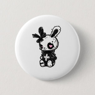 Goth Bunny Kawaii Rabbit E-Girl Cute Gothic Outfit Knapp