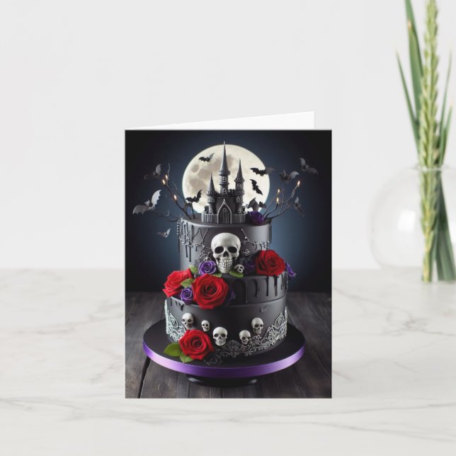 Goth Cake Helgkort (Framsida)