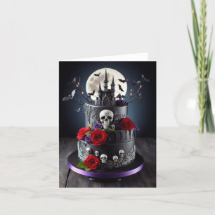 Goth Cake Helgkort