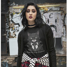 Goth cat gothic kattdjur whimsygoth grunge t shirt
