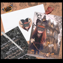 Goth Doll Halloween fest-inbjudan