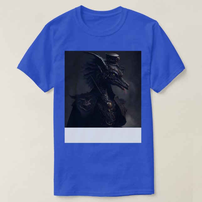 Goth Dragon 1 T Shirt (Design framsida)