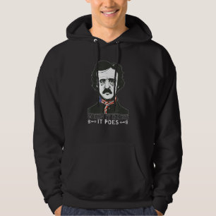 Goth Edgar Allan Poe Litterär När Det Regnar Det P Hoodie