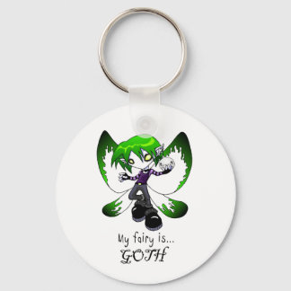 Goth Fairy Keychain Nyckelring