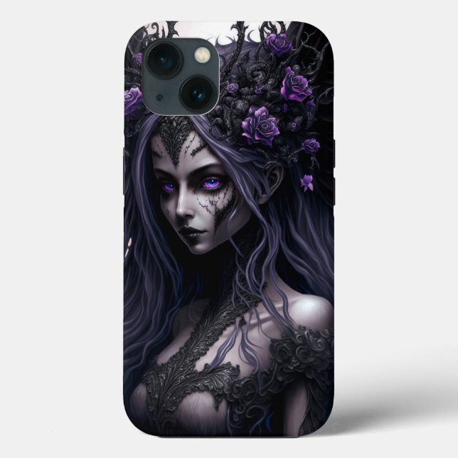 Goth Fairy Mörk Fantasy Art Fodral-Mate iphone cas (Baksida)
