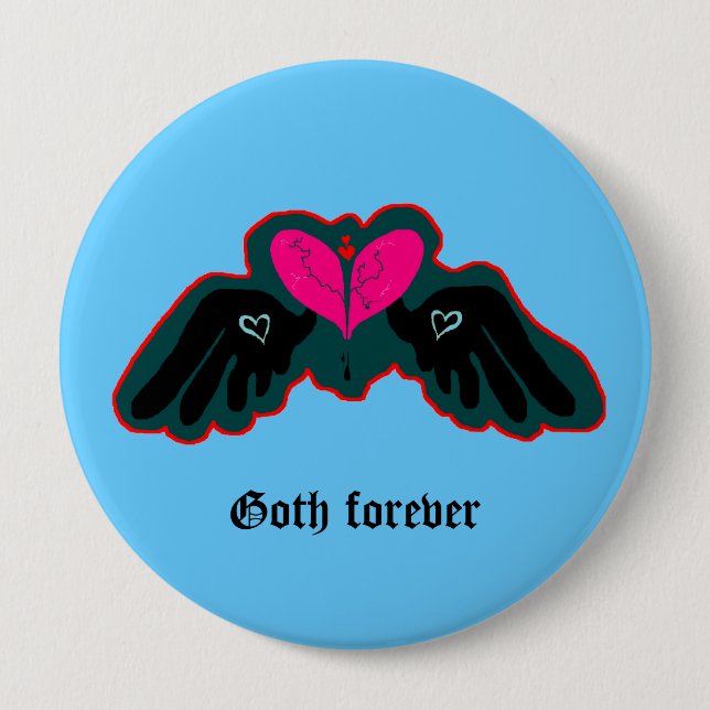 Goth Forever-knapp Knapp (Framsida)