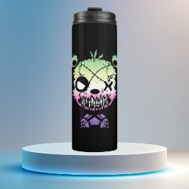 Goth Genderfae Pride Flagga Färgad Bear