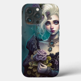 Goth Girl Art iphone case