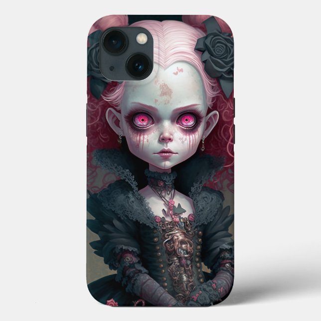 Goth Girl Black Creepy Cute (Baksida)