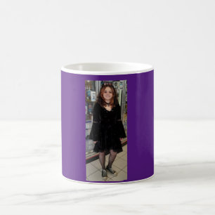 Goth Girl Coffee Kopp - Lila, Navear