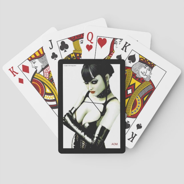 Goth Girl Kortlek (Baksidan)