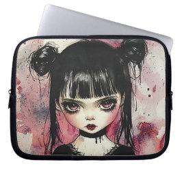 Goth Girl Laptop Fodral