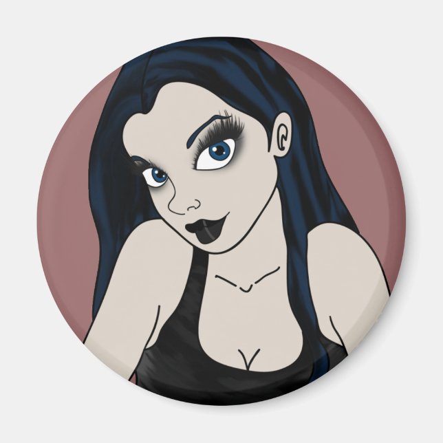 Goth Girl Magnet (Framsidan)