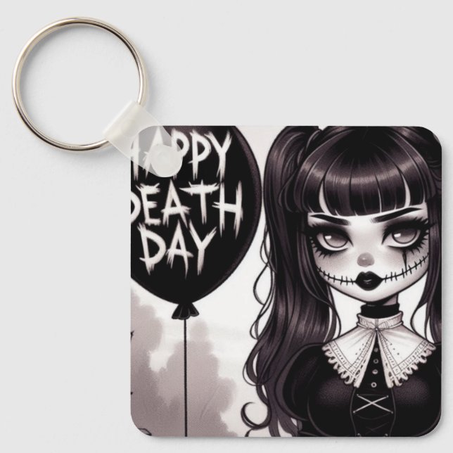 Goth Girl Nyckelring (Framsida)