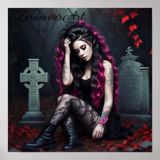 Goth Girl Poster (Framsidan)