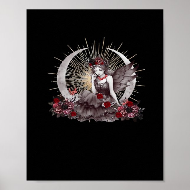 Goth Girl Whimsigoth Classic Poster (Framsidan)