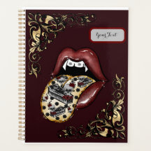 Goth Glam Vampig Lip Planner