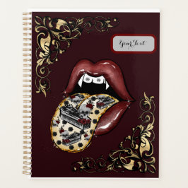 Goth Glam Vampig Lip Planner