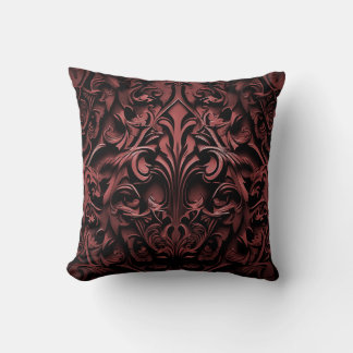 Goth Gothic Design Black & Red Kudde