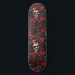 Goth Gothic Skull och Ro Macabre Skateboard<br><div class="desc">Den här Goth Gothic Skull och Ro Macabre Skateboard kommer att se lika coola ut på väggen som på gatan</div>