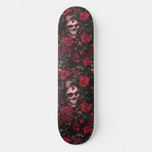 Goth Gothic Skull och Ro Macabre Skateboard