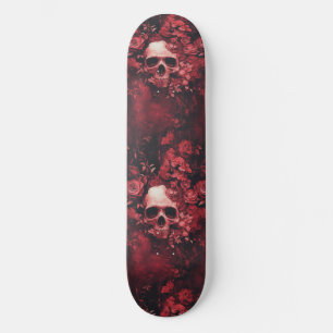 Goth Gothic Skull och Ro Macabre Skateboard