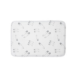 Goth Grunge Safety Stift Punk Patterned Badrumsmatta