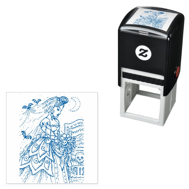 GOTH HALLOWEEN BRIDE, FLADDERMUS VEIL, BOUQUET OF  SJÄLVFÄRGANDE STÄMPEL (In Situ)