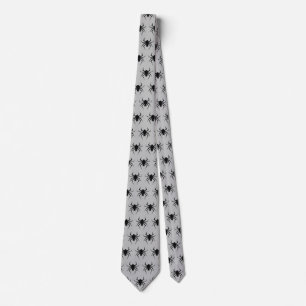Goth Halloween Spider Tie Slips