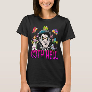 Goth Helvetes Tecknad T Shirt