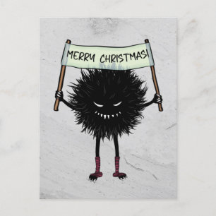 Goth jul Character Evil Kryp Vykort
