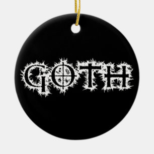 Goth Julgransprydnad Keramik