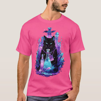 Goth Kawaii Cat Gifts Girls Womens Cat T Shirt