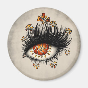Goth konstig öga art witchy magnet
