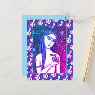 GOTH KVÄLL, MÖRK SIDE OF EDEN, APPLE & SERPENT VYKORT