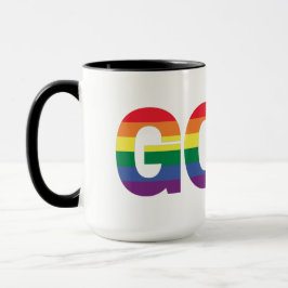 Goth LGBTQ+ Regenbogen Mugg